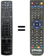 Replacement remote control REMCON1268
