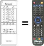 Télécommande équivalente Panasonic TZS4EK001