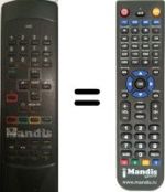 Télécommande équivalente Sinudyne OPERA28B2A