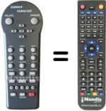 Replacement remote control Thomson TS1