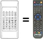 Télécommande équivalente RCT3871