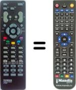 Télécommande équivalente Thomson DTH500S