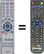 Télécommande équivalente CT-90127