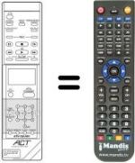 Télécommande équivalente Panasonic VEQ0923