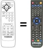 Télécommande équivalente REMCON322