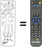 Replacement remote control REMCON968