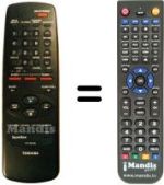 Télécommande équivalente Toshiba V204G