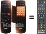 Mando a distancia equivalente Toshiba V454G