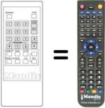 Replacement remote control Formenti VH210RC