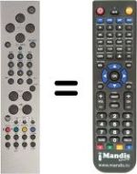 Replacement remote control Goodmans LD3260 HDFVT