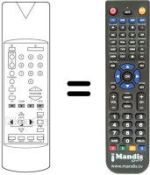 Mando a distancia equivalente Technisat TECHNIBOXCAM1