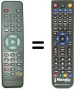 Télécommande équivalente Emtec REMCON013