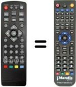 Télécommande équivalente DIGIQUEST 9900T