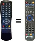 Replacement remote control LEPREPVR-1