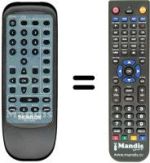 Télécommande équivalente Thomson DTH1000