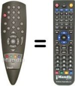 Télécommande équivalente Radix EPSILON1ADVANCE