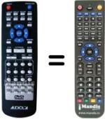 Replacement remote control MAJESTIC DVX-477 USB