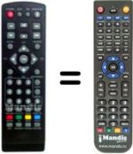 Télécommande équivalente FREIA-COMBO