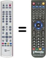Télécommande équivalente Telesystem TS4.5HD-CI