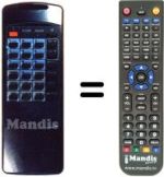 Télécommande équivalente FTE MAXIMAL ESR3200
