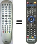 Télécommande équivalente Philips DVD-R5350H