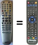 Mando a distancia equivalente Philips HD-RW720 / 69