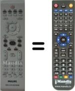 Télécommande équivalente Philips DVD-R3360H