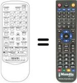 Télécommande équivalente RC536