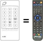 Télécommande équivalente RC202