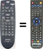Télécommande équivalente RC550