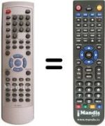 Replacement remote control Medion MD42183