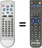 Mando a distancia equivalente Daewoo 2122
