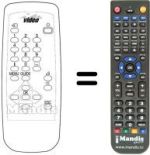 Replacement remote control Seleco SMB1900