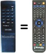 Replacement remote control Amstrad SRX340