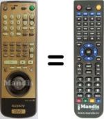 Télécommande équivalente Sony DVP-S7770
