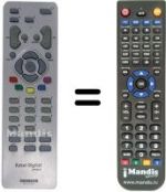 Replacement remote control RCT111SP1G