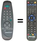 Télécommande équivalente Zehnder BX380