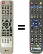 Télécommande équivalente LG LH-T360SE