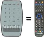 Replacement remote control ALBATRON L 17 AT