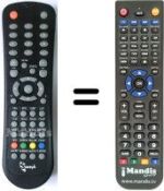Replacement remote control Sweyk SW 19 P HD