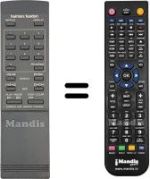 Télécommande équivalente HD400-HD800