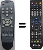 Replacement remote control Iomega SCREENPLAY PLUS