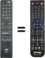 Replacement remote control JVC RM-C1930