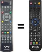 Télécommande équivalente idi22SPB05