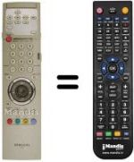 Télécommande équivalente 00308