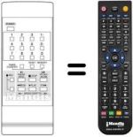Télécommande équivalente Salora 04035 Y