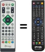 Télécommande équivalente Metronic ZAPBOX USB PLAYER