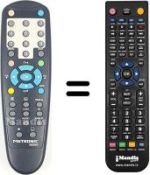 Télécommande équivalente Metronic 441593