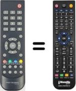 Télécommande équivalente Metronic 441598