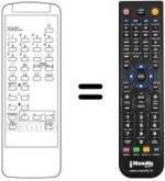 Mando a distancia equivalente 076100Q001